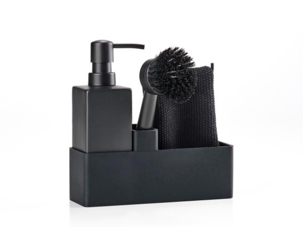 BITZ Zone Dishwashing set 19 x 6 x 20 cm 4 parts Black