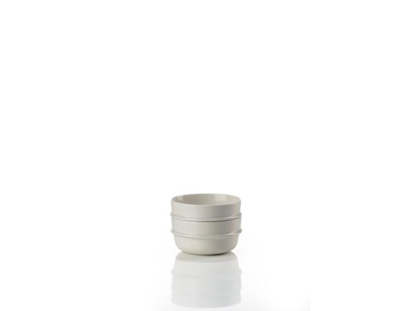 BITZ Zone Inu Bowl Dia. 12 X 6.2 Cm 0.4 Liter 2 Pcs. Offwhite