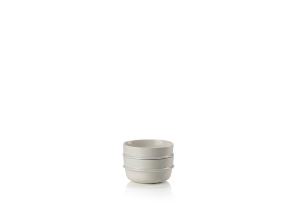 BITZ Zone Inu Bowl Dia. 12 X 6.2 Cm 0.4 Liter 2 Pcs. Offwhite