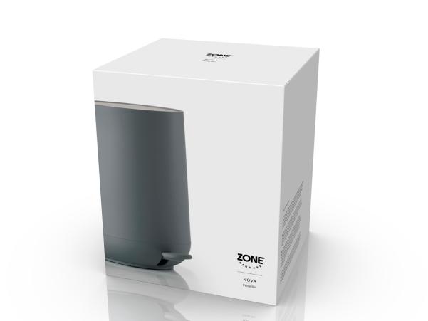 BITZ Zone Nova Pedal Bin Dia. 23 X 29 Cm 5 Liter Grey