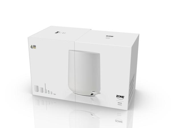 BITZ Zone Nova Pedal Bin Dia. 23 X 29 Cm 5 Liter White