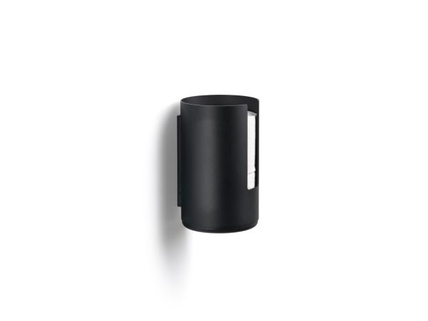 BITZ Zone Rim Toilet Paper Storage For Wall Dia 13.2 X 21.8 Cm Black