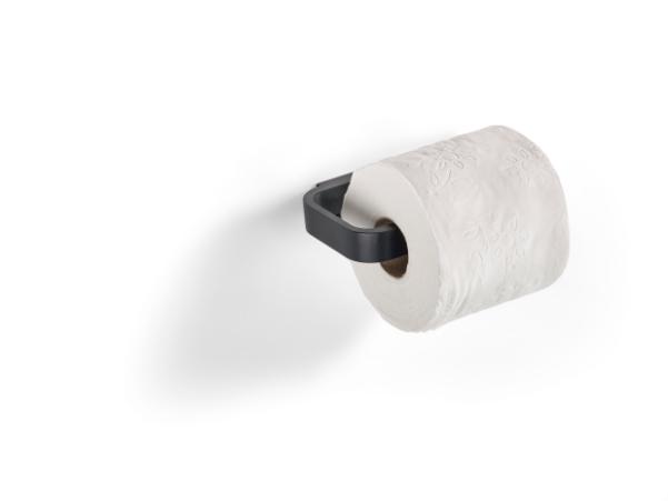 BITZ Zone Rim Toiletroll Holder 14.6 X 8.4 X 2 Cm Black