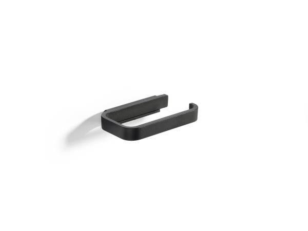 BITZ Zone Rim Toiletroll holder 14.6 x 8.4 x 2 cm Black