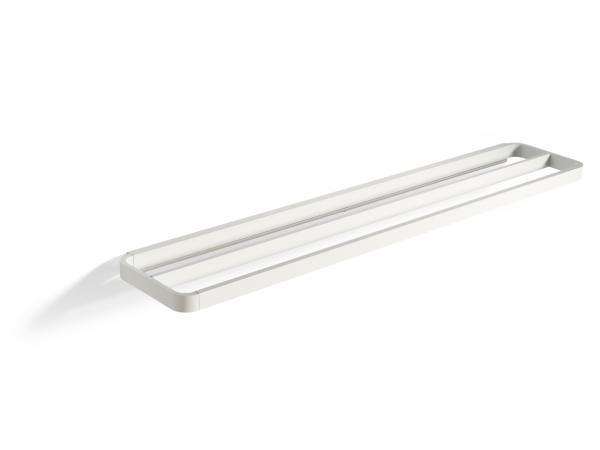 BITZ Zone Rim Towel rail double 70 x 12.5 x 2.5 cm White