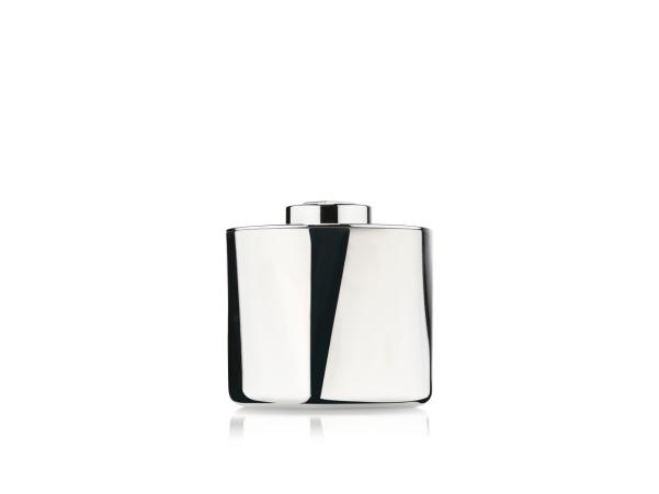 BITZ Zone Rocks Ice Bucket W/ Tongs Dia. 13 X 12 Cm Polished Steel