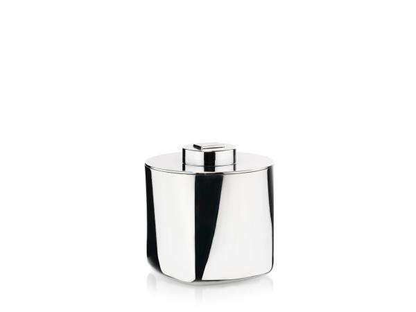 BITZ Zone Rocks Ice bucket w/ tongs Dia. 13 x 12 cm Polished Steel