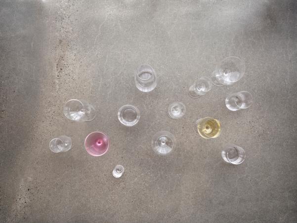 BITZ Zone Rocks Rum Glass Dia 6.5 X 18.5 Cm 21 Cl 2 Pcs Clear