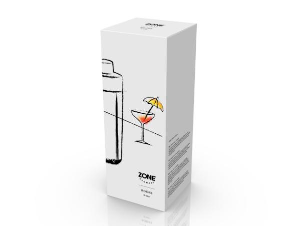 BITZ Zone Rocks Shaker Dia 8 8 X 23 8 Cm 700 Ml Polished Steel