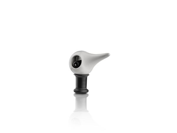 BITZ Zone Rocks Wine Stopper 6.4 X 3.2 X 6.2 Cm Warm Grey
