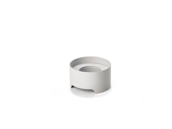 BITZ Zone Singles Tealight Holder Dia 7.5 X 4.2 Cm Warm Grey