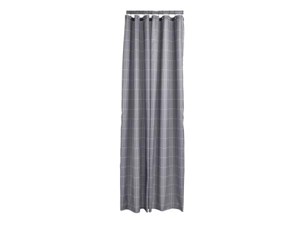 BITZ Zone Tiles Shower Curtain 200 x 180 cm Slate Grey