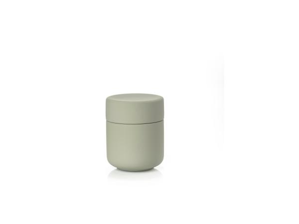 BITZ Zone Ume Jar with lid Dia 8.3 x 10.3 cm Eucalyptus Green
