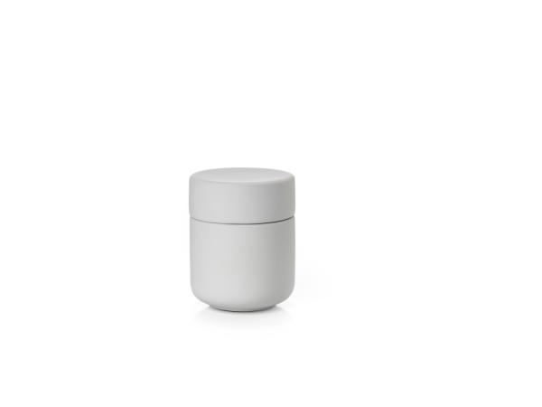 BITZ Zone Ume Jar with lid Dia 8.3 x 10.3 cm Soft Grey