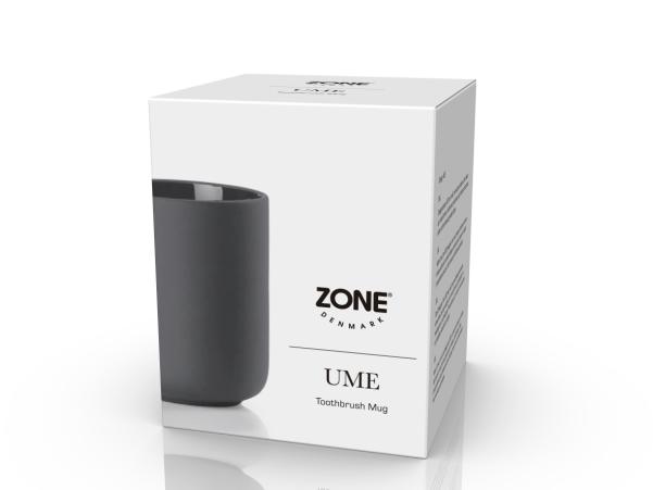BITZ Zone Ume Toothbrush Mug Dia. 8 3 X 10 3 Cm Grey