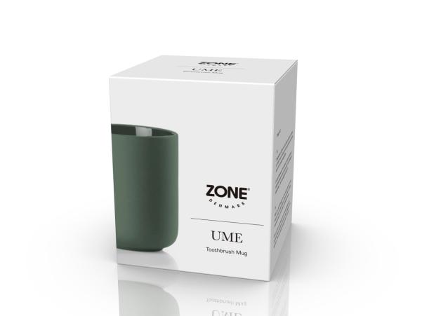 BITZ Zone Ume Toothbrush Mug Dia 8 3 X 10 3 Cm Olive Green
