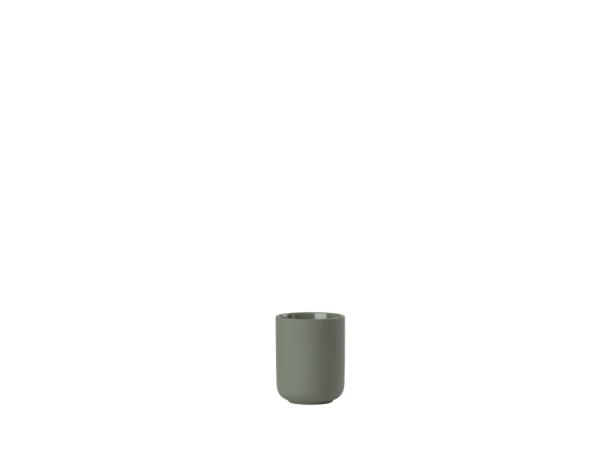 BITZ Zone Ume Toothbrush Mug Dia 8 3 x 10 3 cm Olive green