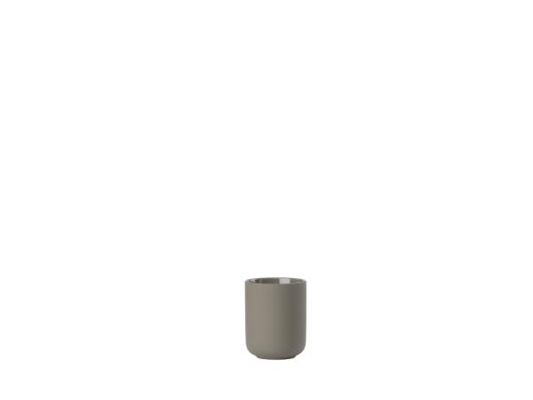 BITZ Zone Ume Toothbrush Mug Dia 8 3 x 10 3 cm Taupe