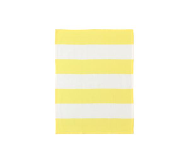 BITZ Bastian Tekstiler Abbi Tea Towel X 70 X 50 Cm White/Mimosa