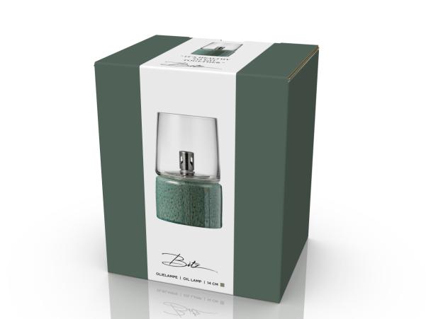 BITZ BITZ Gastro Oil Lamp Dia 8 5 X 14 Cm Green
