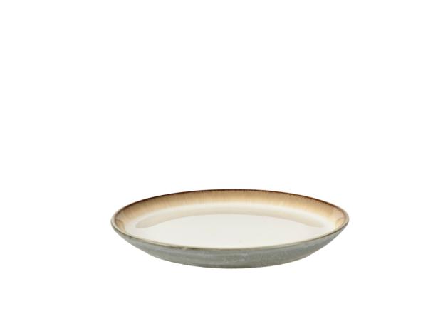 BITZ BITZ Gastro Plate Dia. 17 X 2.0 Cm Grey/Cream