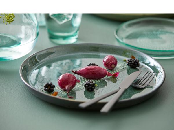 BITZ BITZ Gastro Plate Dia. 27 X 2.5 Cm Black/Green