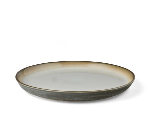 BITZ BITZ Gastro Plate Dia. 27 X 2.5 Cm Grey/Cream