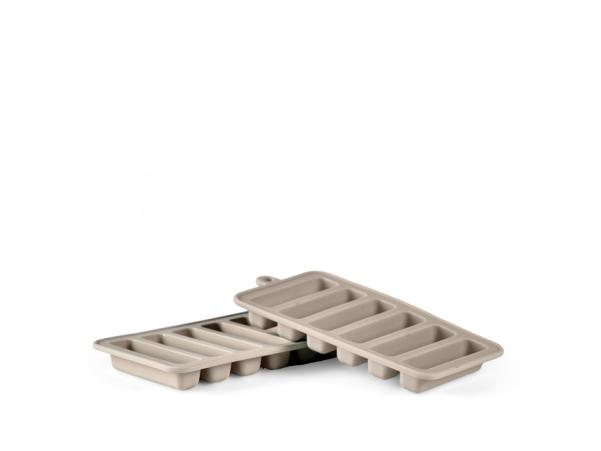 BITZ BITZ Ice Cube Tray 16 X 9 5 X 2 Cm 2 Pcs. Grey