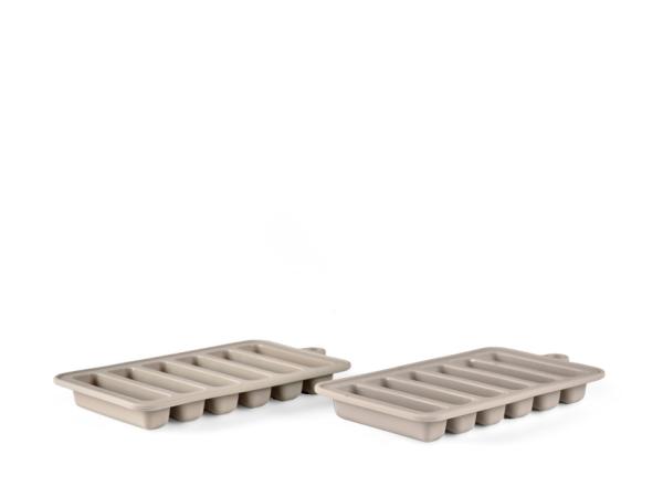 BITZ BITZ Ice cube tray 16 x 9 5 x 2 cm 2 pcs. Grey