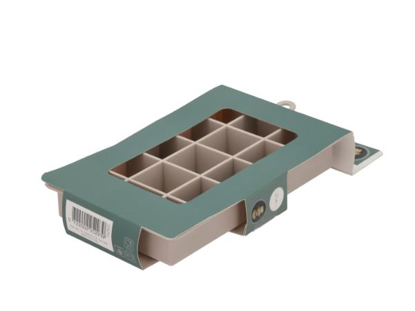 BITZ BITZ Ice Cube Tray 19 X 12 0 X 3 Cm Grey