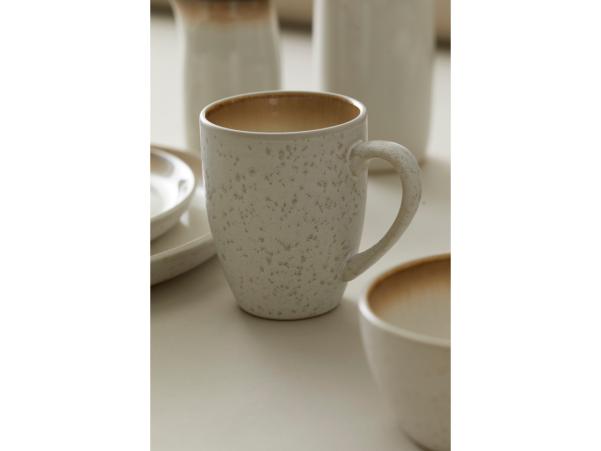 BITZ BITZ Mug Dia. 8 X 10 Cm 30 Cl Cream/cream