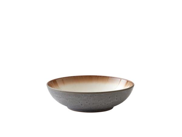 BITZ BITZ Pasta Bowl Dia. 20 X 6 Cm Grey/cream