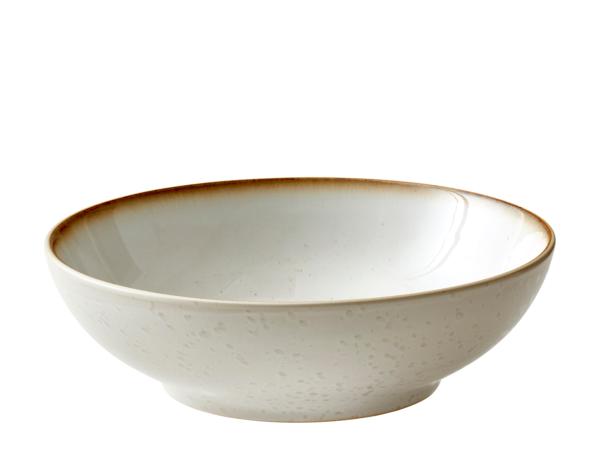 BITZ BITZ Salad Bowl Dia. 24 X 6 Cm Cream/cream