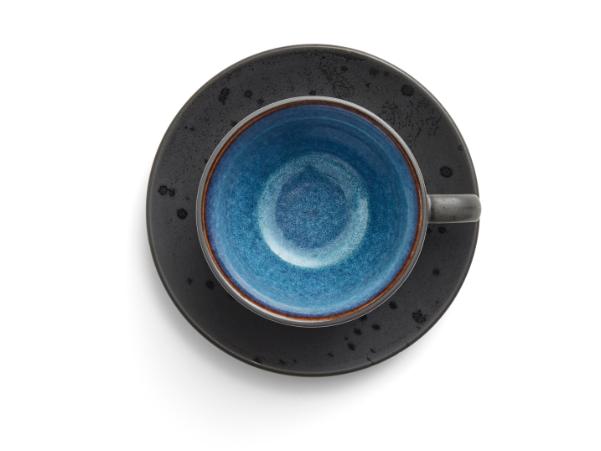BITZ BITZ Cup And Saucer Dia. 10 X 6 Cm 24 Cl 4 Pcs Assorted