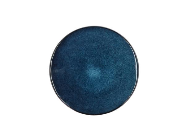 BITZ BITZ Footed Cake Stand Dia 30 X 5.5 Cm Dark Blue
