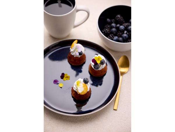 BITZ BITZ Gastro Mug Dia 8 5 X 10 Cm 30 Cl White/Dark Blue