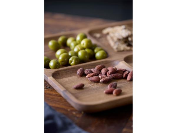 BITZ HOLM Serving Dish 30.5 X 30.5 X 2.5 Cm Acacia