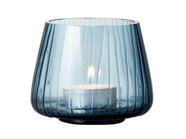 BITZ BITZ Kusintha Tealight Holder 7.5 Cm 2 Pcs Blue