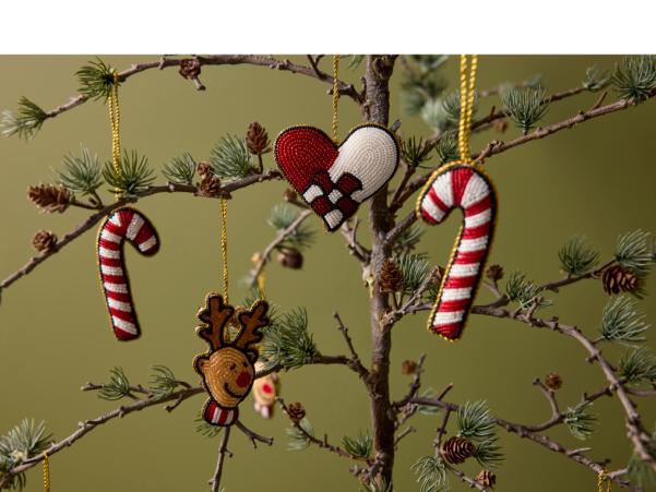 BITZ Medusa-Copenhagen Candy Ornament 5 X 10 Cm