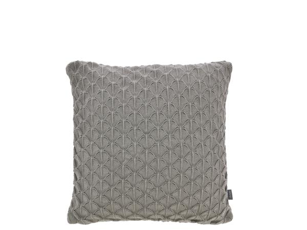 BITZ Södahl Scallop Cushion cover 45 x 45 cm Grey