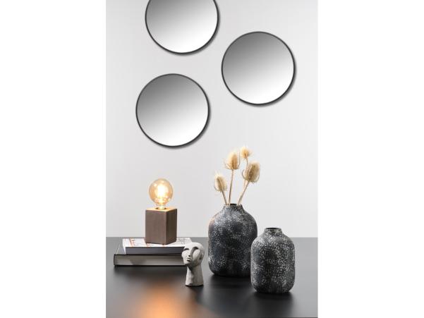 BITZ Villa Collection Vardo Mirror Dia. 80 Cm Black