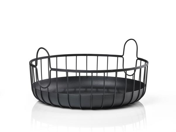 BITZ Zone Denmark Inu Basket Dia 38 X 18 Cm Black
