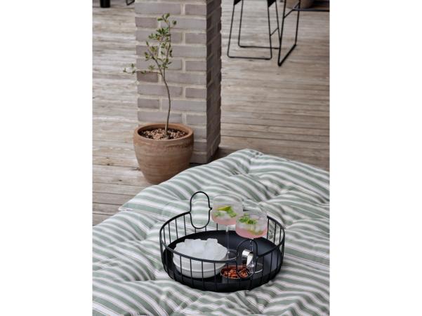 BITZ Zone Denmark Inu Basket Dia 38 X 18 Cm Black