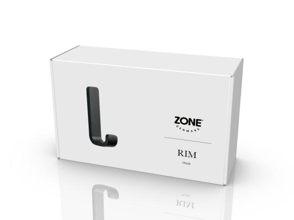 BITZ Zone Denmark Rim Hook 4 X 2 X 8.5 Cm Black
