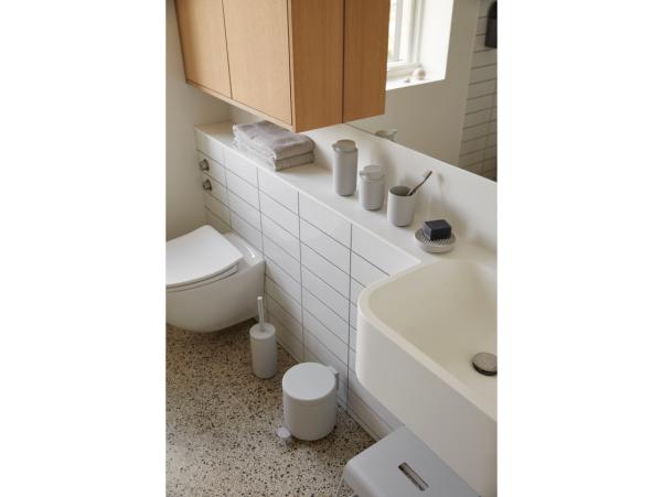 BITZ Zone Ume Soap Dish Dia. 12 X 3 Cm Soft Grey