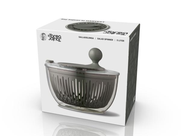 BITZ By Tareq Taylor Harvest Salad Spinner 24 5 X 24 5 X 21 Cm 5 Liter Forest Green