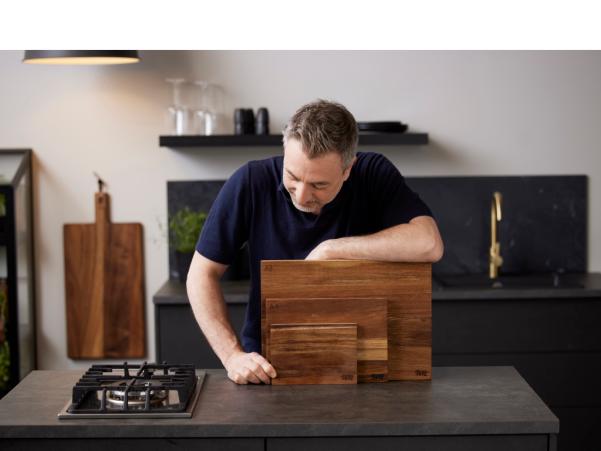 BITZ By Tareq Taylor Tarragon Cutting Board 29.7 X 21 X 2.5 Cm Nature