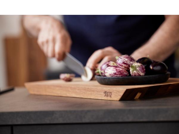 BITZ By Tareq Taylor Tarragon Cutting Board 45 X 28 X 3 Cm Nature
