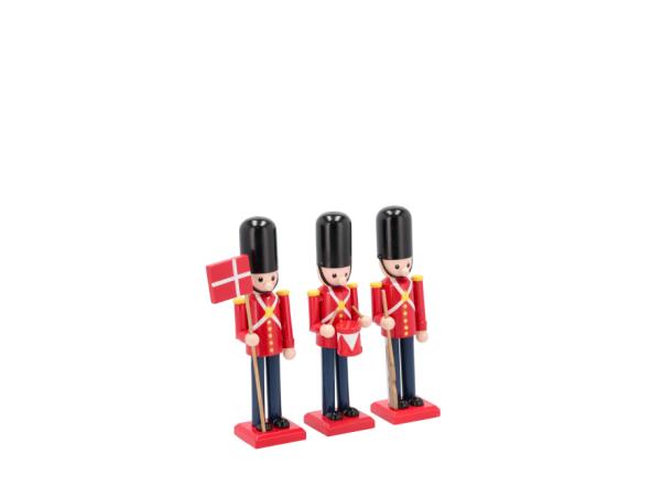 BITZ Celebrate Guardsman 6.2 X 6.2 X 15 Cm 3 Pcs Red/Black
