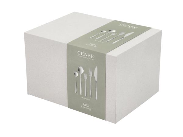 BITZ Gense Fuga Cutlery Set 60 Parts Matte/Polished Steel